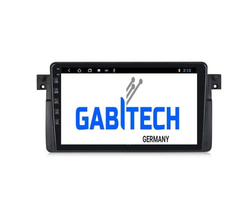 GABITECH Android 13 Autoradio für BMW 3er E46 M3 Rover 75 MG ZT Autoradio (Drahtloses Apple Carplay und Android Auto) von GABITECH
