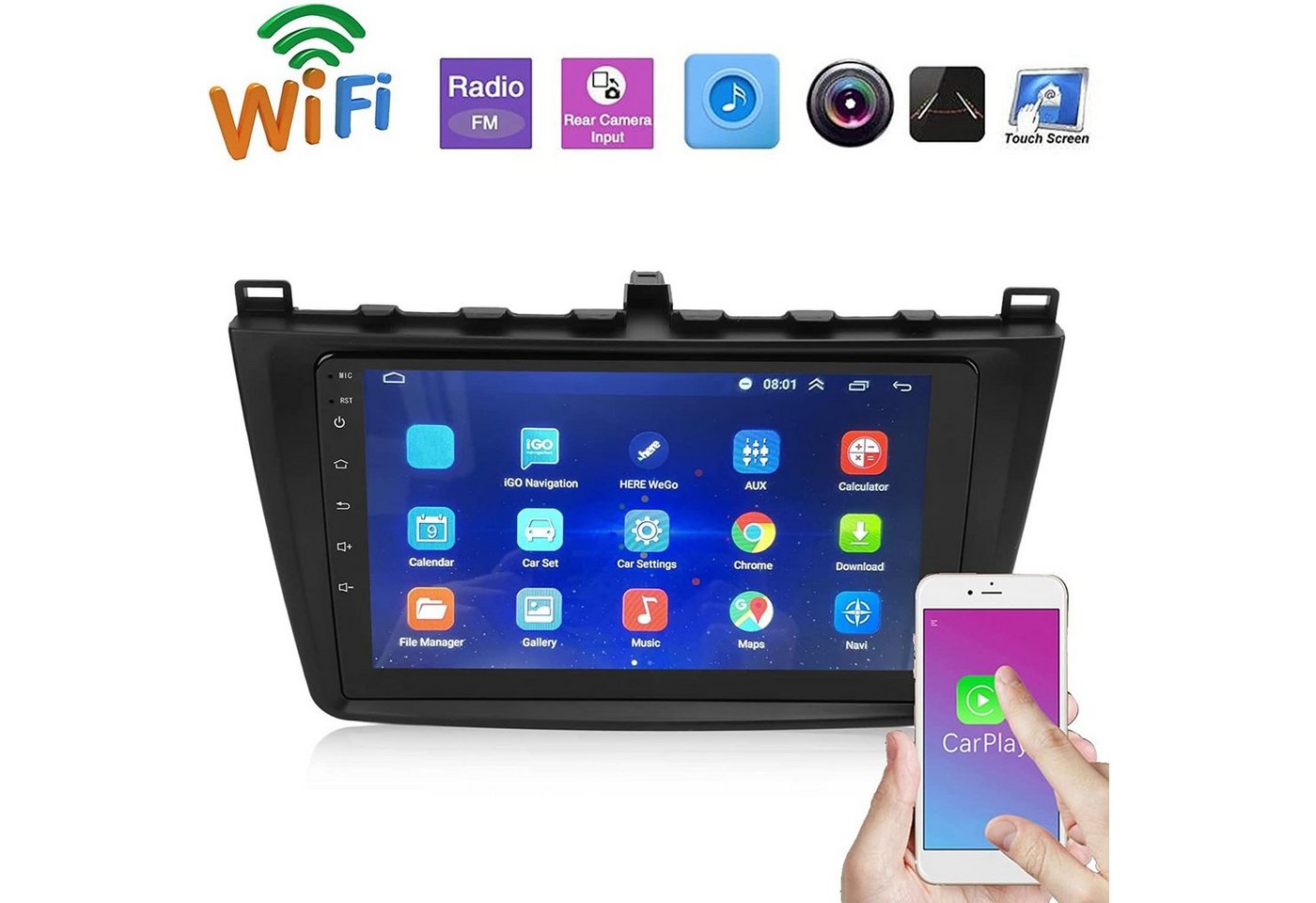 GABITECH Android Autoradio für Mazda 6 GPS 4GB RAM RDS Bluetooth DAB+ Autoradio GABITECH Android Autoradio für Mazda 6 GPS 4GB RAM RDS Bluetooth DAB+ Autoradio von GABITECH