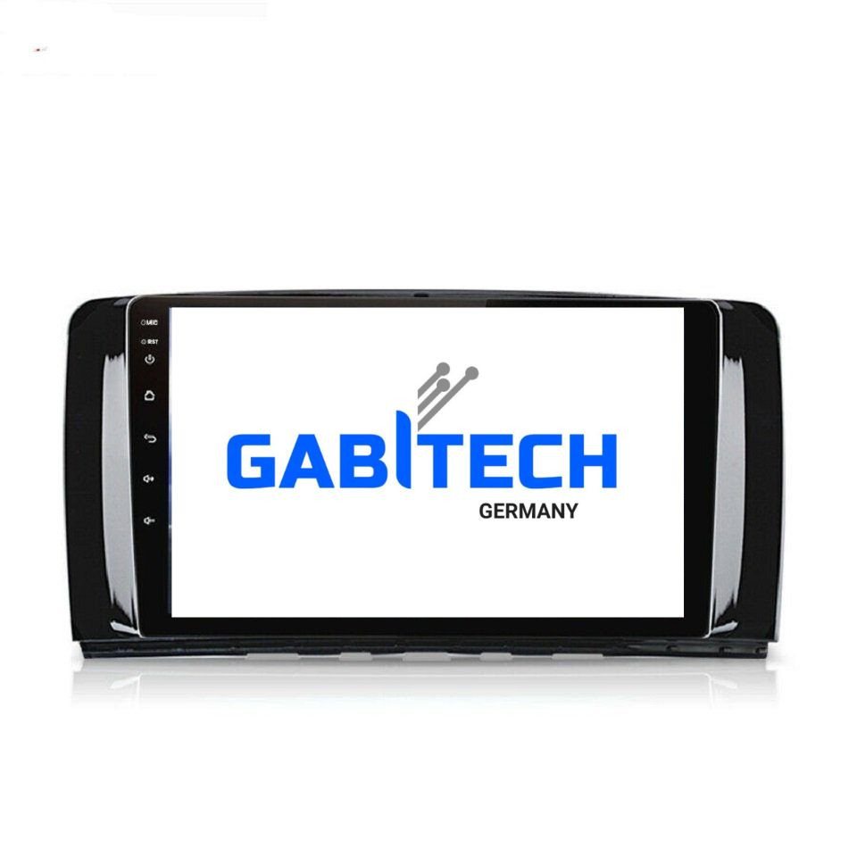 GABITECH 9 Zoll Autoradio Android 13 für Mercedes Benz R-Klasse GPS Navi BT Einbau-Navigationsgerät (Drahtloses Carplay & Android Auto,3D Navi,2GB RAM, 32GB ROM,WiFi,DAB) von GABITECH