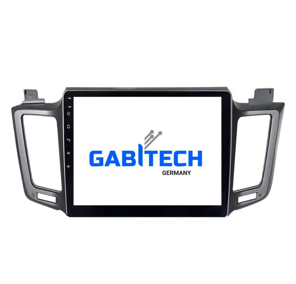 GABITECH für Toyota RAV4 Android 13 Autoradio 10 Zoll BT GPS Navi Carplay RDS Autoradio von GABITECH