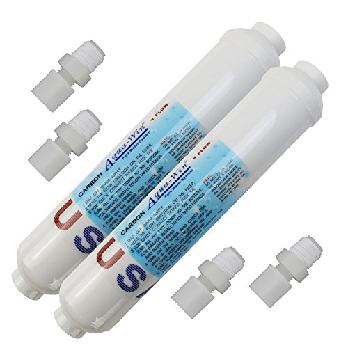 2 x Kühlschrankfilter Wasserfilter Aktivkohle GAC passend 6 mm Schlauch DD-7098, WSF-100 + GRATIS Polycarbonatflasche 2 x Kühlschrankfilter Wasserfilter Aktivkohle GAC passend 6 mm Schlauch DD-7098, WSF-100 + GRATIS Polycarbonatflasche von GAC