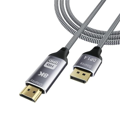 GADAW 8K@30Hz DisplayPort 1.4 Auf Kompatibles 2.1-Konverterkabel Für Projektoren Und Grafiken GADAW 8K@30Hz DisplayPort 1.4 Auf Kompatibles 2.1-Konverterkabel Für Projektoren Und Grafiken von GADAW