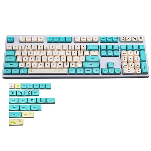 GADAW 9Keys Frühling Blüten Höhe Tastenkappen Farbstoff Sublimation Tastenkappe Für Mechanische Tastaturen Spiel Tastenkappen Schalter von GADAW