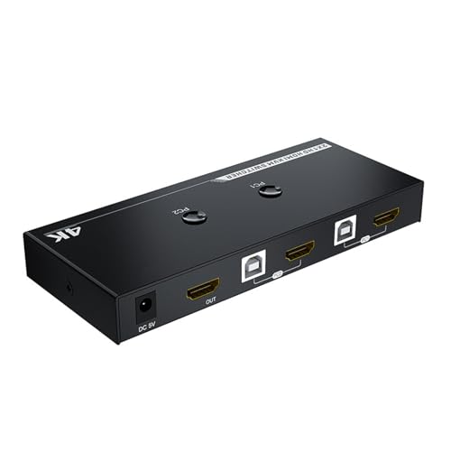 GADAW Schnelle Geschwindigkeit Video Switching Box 2 In 1 Out 4K60hz Video Sharing Video Switcher Für PC Projektor Sharing Bildschirm GADAW Schnelle Geschwindigkeit Video Switching Box 2 In 1 Out 4K60hz Video Sharing Video Switcher Für PC Projektor Sharing Bildschirm von GADAW