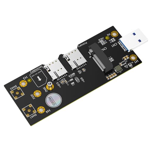 GADAW Tragbare Antennen Zu USB3.0-Adapterkonvertern Mit 2 Kartensteckplätzen Für Stabile WWAN Modulsignale von GADAW