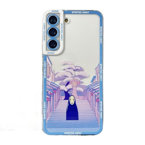 GAGALU Schutzhülle für Samsung Galaxy S20, S21, S22, S23 Plus, FE Ultra A54, weiche Hülle, Spirited Away (Blau, 20 Plus) von GAGALU