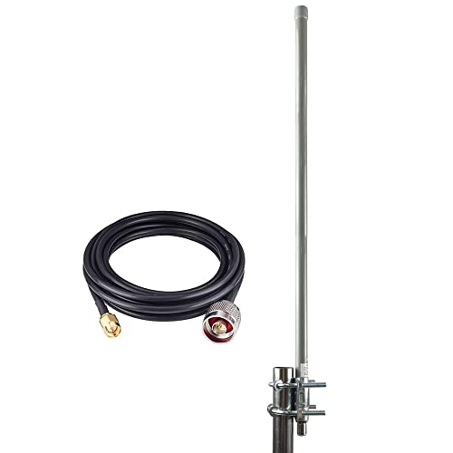 Outdoor Omni Antenne 978/1090MHz/ADS-B Empfangsantenne-12dBi 1,1 m N Buchse für Luftverkehrskontrollsystem und ADS-B Funksysteme von GAINFI