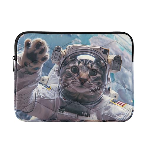 Cat Astronaut 13 Zoll Laptop Sleeve 14 Zoll Laptop Hülle 13 Zoll Laptop Tasche von GAIREG