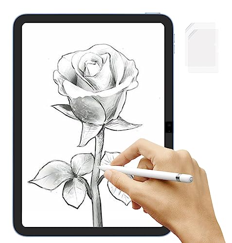 GAISHION 2 Stück Papier Schutzfolie für iPad 10.Generation 10,9 Zoll 2022 PET Matt Paper Folie iPad 10.Gen 10.9" Displayschutzfolie zum Zeichnen, Schreiben wie auf Papier, Anti Fingerabdruck von GAISHION