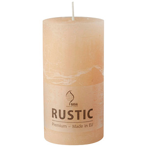 6 GALA Stumpenkerzen Rustic creme von GALA