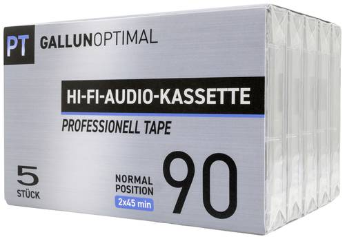 GALLUNOPTIMAL Audiokassette 90 min 5er Set von GALLUNOPTIMAL