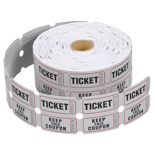 GALPADA 1 Rolle Tombola Coupon Tickets Eintrittskarten Für Veranstaltungen Event Ticket Etiketten Hellgraues Beschichtetes Papier GALPADA 1 Rolle Tombola Coupon Tickets Eintrittskarten Für Veranstaltungen Event Ticket Etiketten Hellgraues Beschichtetes Papier von GALPADA