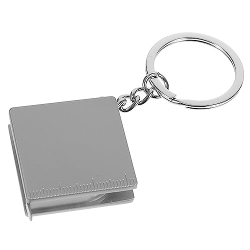 GALPADA 1 Stück Metall Maßband Schlüsselanhänger Kleines Maßband Einziehbar Mini Maßband Schlüssel Mini Schlüsselbund Maßband Einziehbar Maßband Maßband Max von GALPADA