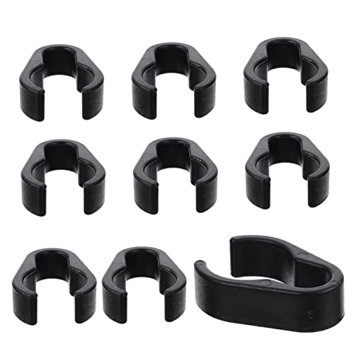 GALPADA 10 Stück Mikrofonhalterungszubehör Draht Für Clips Mikrofonkabel-organizer Schwarz Mikrofonklemme Klein Kabelclip Mikrofone Kabel Halter Kabelumwicklung Clip-mikrofon Plastik GALPADA 10 Stück Mikrofonhalterungszubehör Draht Für Clips Mikrofonkabel-organizer Schwarz Mikrofonklemme Klein Kabelclip Mikrofone Kabel Halter Kabelumwicklung Clip-mikrofon Plastik von GALPADA