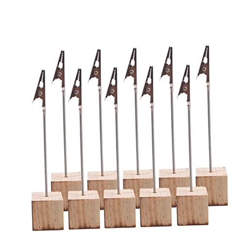 GALPADA 10 Stück Visitenkartenhalter Aus Holz Tischfoto Clips Tischnummernhalter Für Hochzeiten Tischnummernhalter Halter Für Tischnummernhalter Für Tische Tischhalter Beige Metall GALPADA 10 Stück Visitenkartenhalter Aus Holz Tischfoto Clips Tischnummernhalter Für Hochzeiten Tischnummernhalter Halter Für Tischnummernhalter Für Tische Tischhalter Beige Metall von GALPADA