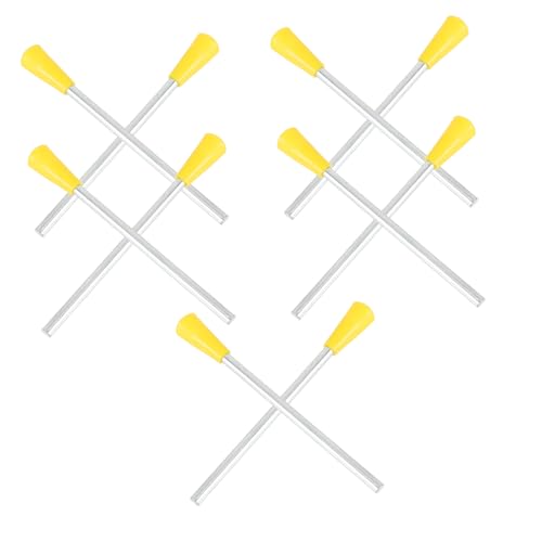 GALPADA 10 Stück für Schlaginstrumente Übung Kleinkinder Stürmer dreieck musikinstrument Schlagzeug dreieckiger Hammer Mallet Musical Instrument dreieckige Eisenstäbe Metall von GALPADA