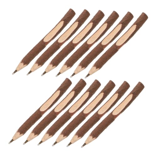 GALPADA 12 Stück Holz Kugelschreiber Büro Tinte Großmengen Griffstifte Für Journaling Schwarze Stifte Journalstifte Studium Schreiben Süße Schreibwaren Großmengen von GALPADA