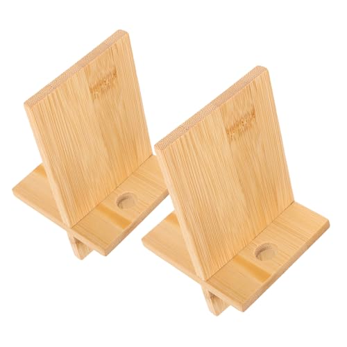 GALPADA 2 Stück Handyhalter Aus Holz Desktop-telefonständer Telefonhalter Für Schreibtisch Tablette Tablet-ständer Universal- Desktop-telefonhalterständer Stand Handyständer Hölzern GALPADA 2 Stück Handyhalter Aus Holz Desktop-telefonständer Telefonhalter Für Schreibtisch Tablette Tablet-ständer Universal- Desktop-telefonhalterständer Stand Handyständer Hölzern von GALPADA