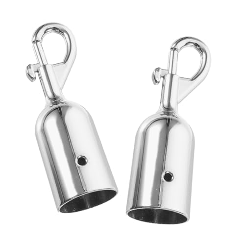 GALPADA 2 Stück Lanyard -Haken im Freien hängend Absperrschnur Abschleppseil Barrikade Spanngurt Seilbarriere Schnur Endkappe Hakenendkappen Federkabelschloss Aluminiumlegierung Silber GALPADA 2 Stück Lanyard -Haken im Freien hängend Absperrschnur Abschleppseil Barrikade Spanngurt Seilbarriere Schnur Endkappe Hakenendkappen Federkabelschloss Aluminiumlegierung Silber von GALPADA