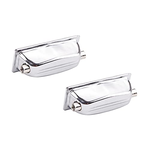 GALPADA 2 Stück Schlangentrommel Stollen Snare-drum-böckchen Haken Schlagzeug Snare-drum-hooks Teile Zubehör Ende Trommelanschluss Schlinge Schleppen Doppelend-trommelöse Eisen Silber von GALPADA