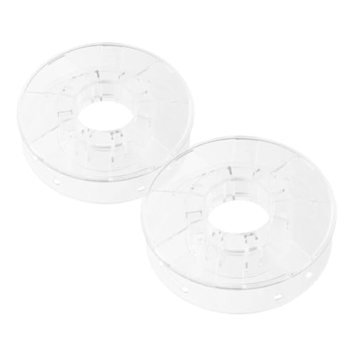 GALPADA 2 Stück Spule Werkstatt Halter filament aufbewahrung Filament Lagerung elektrischer Schlauchaufroller Verlängerungskabeltrommel für den Außenbereich Seilrolle Plastik Transparent von GALPADA