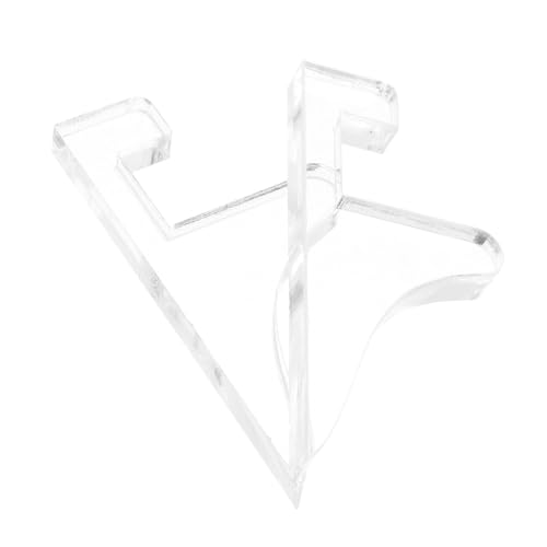 GALPADA 2 Stück Ständer Für Fotorahmen Rahmen Für Diplom Klare Flache Ornamente Zum Basteln Klare Ornamente Für Das Handwerk Kleine Bilderrahmen Bild Steht Für Anzeige Acryl Transparent von GALPADA