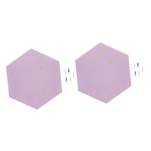 GALPADA 2 Stück fühlte Wandaufkleber Filzfliese Abziehbilder Hexagon Wabenaufkleber Wabenform Stoff Aufkleber Wanddekoration Aufkleber für die Wanddekoration Filzplatte Violett GALPADA 2 Stück fühlte Wandaufkleber Filzfliese Abziehbilder Hexagon Wabenaufkleber Wabenform Stoff Aufkleber Wanddekoration Aufkleber für die Wanddekoration Filzplatte Violett von GALPADA