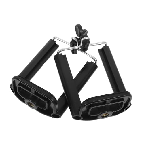 GALPADA 2 Stücke Mobiltelefon -Clip -stativ Selfie Handyhalterung Telefonstativadapter Schwarz von GALPADA