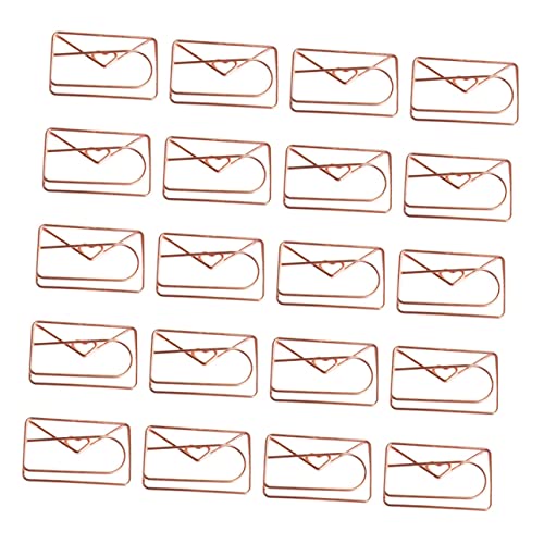 GALPADA 20 Stück Love Hüllkabel -Label Clip dekorative Briefumschlag-Büroklammern Büroklammer zum Organisieren Mini -Papierclips Planer Büroklammer Süße Papierklammer Eisen Roségold GALPADA 20 Stück Love Hüllkabel -Label Clip dekorative Briefumschlag-Büroklammern Büroklammer zum Organisieren Mini -Papierclips Planer Büroklammer Süße Papierklammer Eisen Roségold von GALPADA