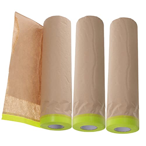 GALPADA 3 Rollen Abdeckfolie Möbelabdeckpapier Malerband Abdeckpapier Für Zuhause Malerabdeckpapier Bodenabdeckpapier Abdeckpapier Zum Lackieren Autoabdeckpapier Abdeckpapierfolie GALPADA 3 Rollen Abdeckfolie Möbelabdeckpapier Malerband Abdeckpapier Für Zuhause Malerabdeckpapier Bodenabdeckpapier Abdeckpapier Zum Lackieren Autoabdeckpapier Abdeckpapierfolie von GALPADA
