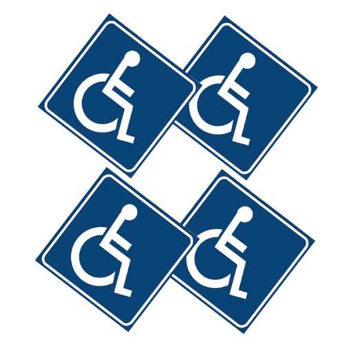 GALPADA 4 Stück Rollstuhl -zugangsschild Behindertenbeschilderung Sitzbezug Für Elektrorollstühle Handicap-zeichen Auto-warnaufkleber Abdeckungen Für Mobilitätsroller Blue Vinyl GALPADA 4 Stück Rollstuhl -zugangsschild Behindertenbeschilderung Sitzbezug Für Elektrorollstühle Handicap-zeichen Auto-warnaufkleber Abdeckungen Für Mobilitätsroller Blue Vinyl von GALPADA