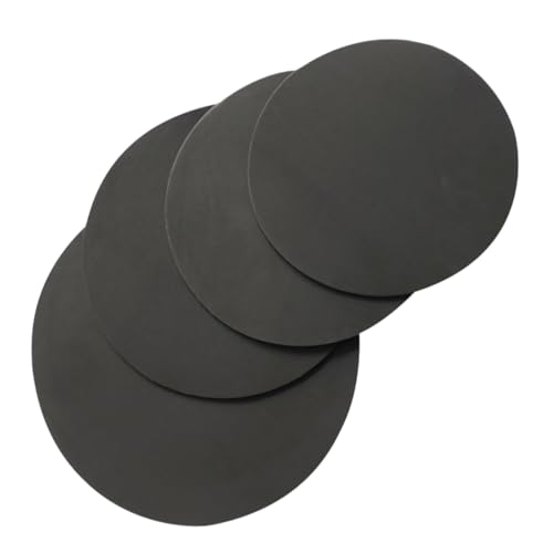 GALPADA 4 Stück Trommeldämpfungspads Drum- -Pads Drum Kit Accessoires Unterlage Moon-Gel-Pad für Schlagzeug Snare-Pad Trommelzubehör Softdrum -Stummschallstummel Schaum Schwarz von GALPADA
