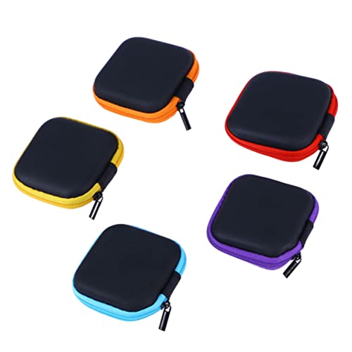 GALPADA 5 Stück Aufbewahrungsbox für Kopfhörer Inhaber Kopfhörer Hartschalenetui Kopfhörer Fall Daten nur kopfhörer Box Headset case Fall für Kopfhörer Hartschale für Kopfhörer Ohrhörer von GALPADA