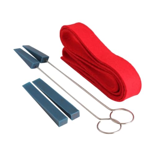 GALPADA 5 Stück Klavierstimmwerkzeug Klavier-Tuning-Kit Befestigungsset für Klaviertöne Klavier-Dämpfer-Kit Werkzeug zum Fixieren von Klaviertönen rot von GALPADA