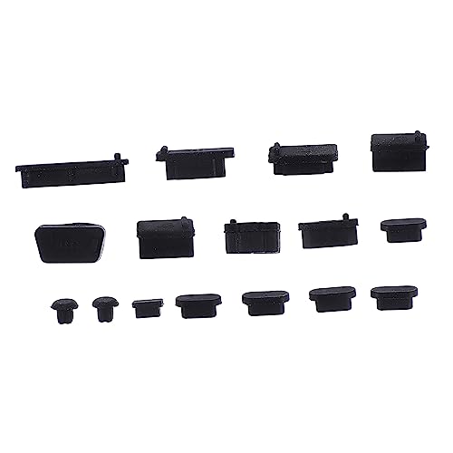 GALPADA 5Sätze Staubschutzstecker Abdeckung für Notebook Ladeanschlüsse Zubehör zur Staubvermeidung Langlebig Praktisch für Einen Look von GALPADA