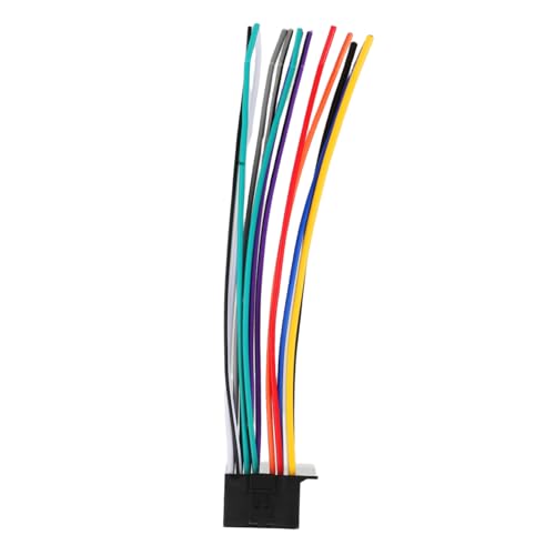 GALPADA Audio Netzkabel Drahtverbinder Kabelbaum Stecker Autoradio Verkabelungsadapter Stereo Kabelstecker Adapter Antennenanschluss Adapter Für Radio Autoradio Kabelstecker von GALPADA