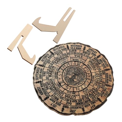 GALPADA Dekorationen aus Holz Ornamente Dekorationskalender Wanddekoration Büro Weihnachtsdekorationen jährlich täglicher Tischkalender Tischkalender- kalender hölzern Hellbraun GALPADA Dekorationen aus Holz Ornamente Dekorationskalender Wanddekoration Büro Weihnachtsdekorationen jährlich täglicher Tischkalender Tischkalender- kalender hölzern Hellbraun von GALPADA