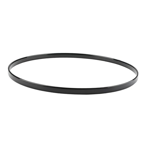 GALPADA Drum Ring Drum Hoop Zubehör für Musikinstrumente Instrumententeile Ersatzteile für Instrumente Zubehör für die Reparatur von Instrumenten Trommelreifen Gummi Black von GALPADA