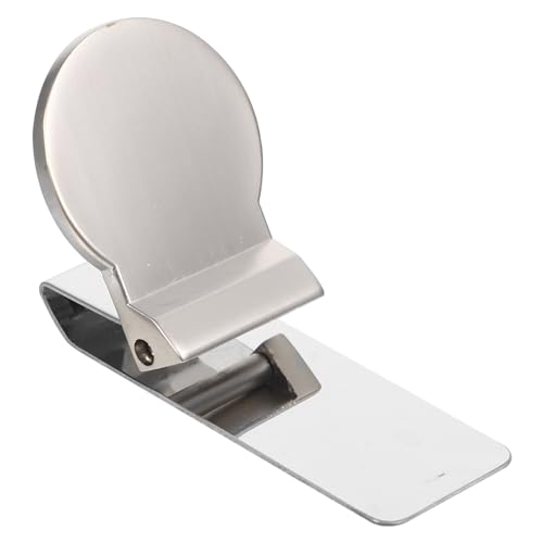 GALPADA Geldbörse aus Edelstahl zettelhalter money clip Praktische Geldklammer Geldhalter für einfach Geldscheinklammer aus Metall Brieftasche Geldscheinklammer Rostfreier Stahl Silver GALPADA Geldbörse aus Edelstahl zettelhalter money clip Praktische Geldklammer Geldhalter für einfach Geldscheinklammer aus Metall Brieftasche Geldscheinklammer Rostfreier Stahl Silver von GALPADA