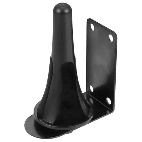 GALPADA Kleiner Ständer Gestell Trompete Stand Montieren Instrumentenwandhalterung Kleines Wandregal Ständer Für Blasinstrumente Windinstrumentwandbügel Teumpet Wall Rack Schwarz Metall von GALPADA