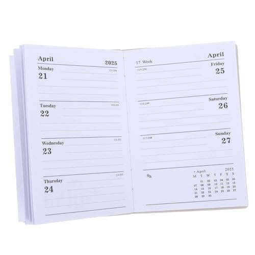 GALPADA Mini Notizbuch Tagesplaner für Büro Zuhause Multifunktionales Notizheft PU für Tägliche Planung Tagebuch Reisen Handlich Leicht GALPADA Mini Notizbuch Tagesplaner für Büro Zuhause Multifunktionales Notizheft PU für Tägliche Planung Tagebuch Reisen Handlich Leicht von GALPADA