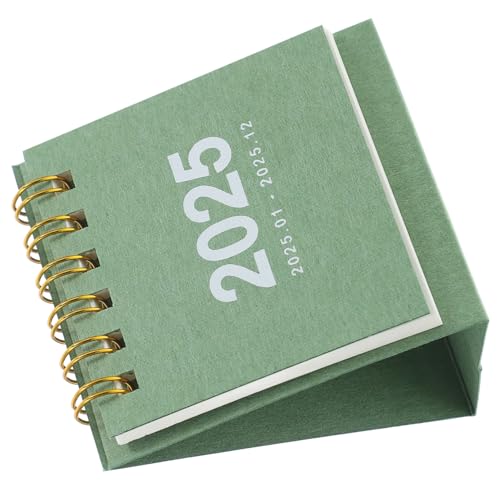 GALPADA Mini Tischkalender Monatskalender 2025 kleiner monatlicher Kalender Schreibtisch-Flip-Kalender kleiner Kalender monatlicher Tischkalender Mini-Kalender Spiralkalender Papier Grün GALPADA Mini Tischkalender Monatskalender 2025 kleiner monatlicher Kalender Schreibtisch-Flip-Kalender kleiner Kalender monatlicher Tischkalender Mini-Kalender Spiralkalender Papier Grün von GALPADA