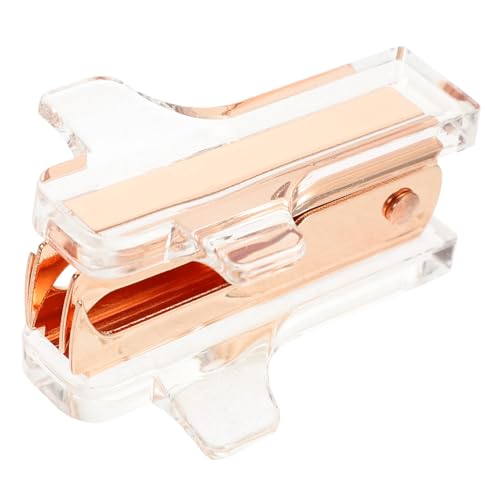 GALPADA Nagelzieher Mini Stichworte Klein Entferner Süßes Stationäres Klammerextraktor Klammerentfernungszange Büro Heftheber-werkzeug Nagelabzieher Schrullig Schreibwaren Rose Gold Metall von GALPADA