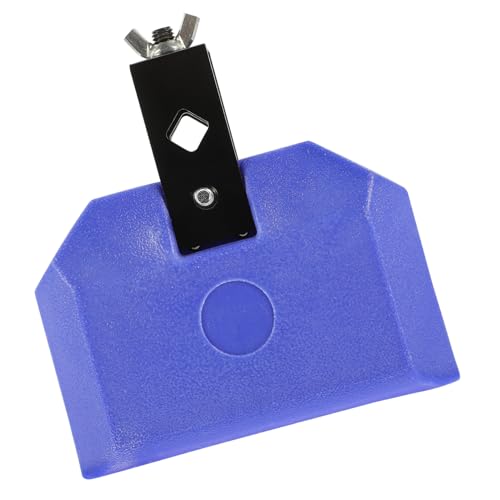 GALPADA Square Bangzi Accessoires Zubehör Für Trommeln Glocke Schlagzeug Drum Percussion Accessoire Musical Musikalisches Zubehör Kuhbells Cowbell-perkussion Blau von GALPADA