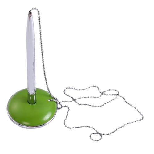 GALPADA Stift Unterschreiben Kugelschreiber Logo Multi Schreibtisch Gast Dauerhaft Kettenstifte Graviert Unterschrift Kette Mit Kette Stift Mit Kette Heiraten Für Stiftkette Grün Plastik GALPADA Stift Unterschreiben Kugelschreiber Logo Multi Schreibtisch Gast Dauerhaft Kettenstifte Graviert Unterschrift Kette Mit Kette Stift Mit Kette Heiraten Für Stiftkette Grün Plastik von GALPADA