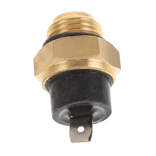 GALPADA Temperaturschalter Sensorschalter Kühlerlüfter Kühlerlüfterschalter Metall Golden von GALPADA