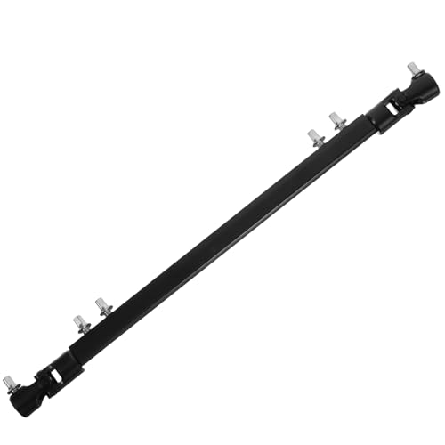 GALPADA Universelle Trommelverbindung, Doppel-kick-pedalstange, Eisenkonstruktion Für Stabilität, Verstellbarer Bass-drum-pedalanschluss Für Den Täglichen Gebrauch von GALPADA