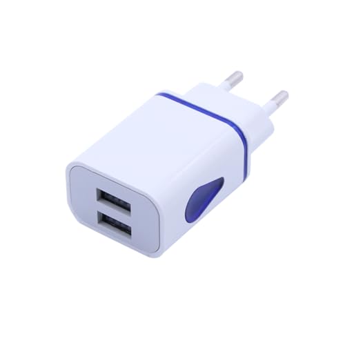 GALPADA Wasserblaues USB Dual Ladegerät In Form Eines Smartphones Mit Eu Stecker Für Universal Home Adapter Und Lichtanschluss von GALPADA