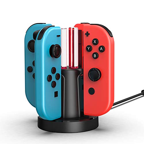 Gamedealer 4in1 Joy-Con Quad-Charger für Nintendo Switch, Controller Ladestation, USB-Anschluss, Anti Rutsch Fuß, visuelle Ladeanzeige, Versand aus Deutschland Gamedealer 4in1 Joy-Con Quad-Charger für Nintendo Switch, Controller Ladestation, USB-Anschluss, Anti Rutsch Fuß, visuelle Ladeanzeige, Versand aus Deutschland von GAMEDEALER GD BUY AND SELL YOUR MEDIA