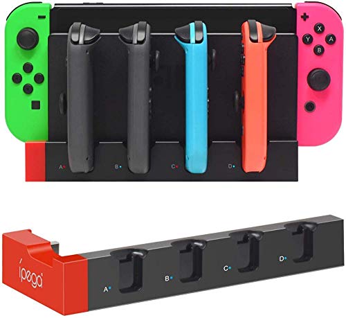 Gamedealer Ladestation Ladegerät 4in1 passend für Nintendo Switch Joy-Con Ladedock mit visueller Ladeanzeige Versand aus Deutschland Gamedealer Ladestation Ladegerät 4in1 passend für Nintendo Switch Joy-Con Ladedock mit visueller Ladeanzeige Versand aus Deutschland von GAMEDEALER GD BUY AND SELL YOUR MEDIA